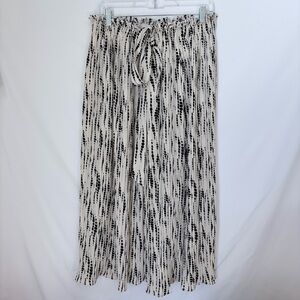 Black and White Striped Pants